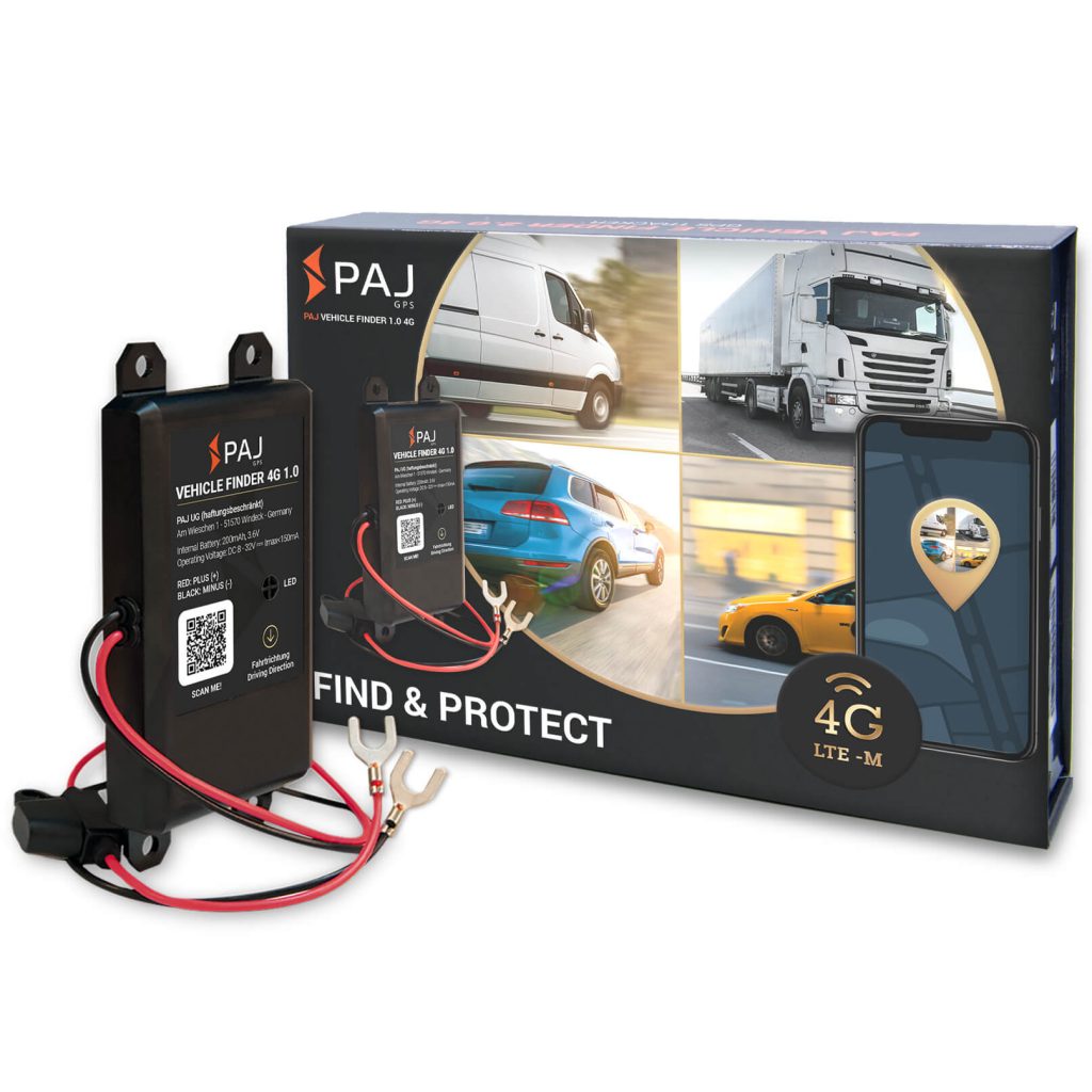 VEHICLE Finder 4G 1.0 old GPS Tracker PAJ GPS