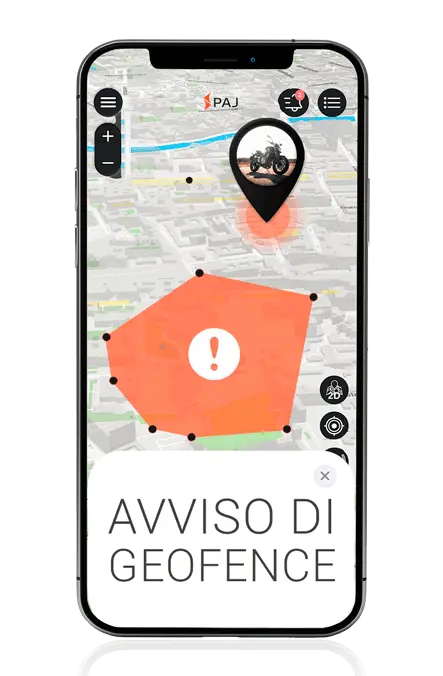 App localizzatore gps per moto - valle virtuale