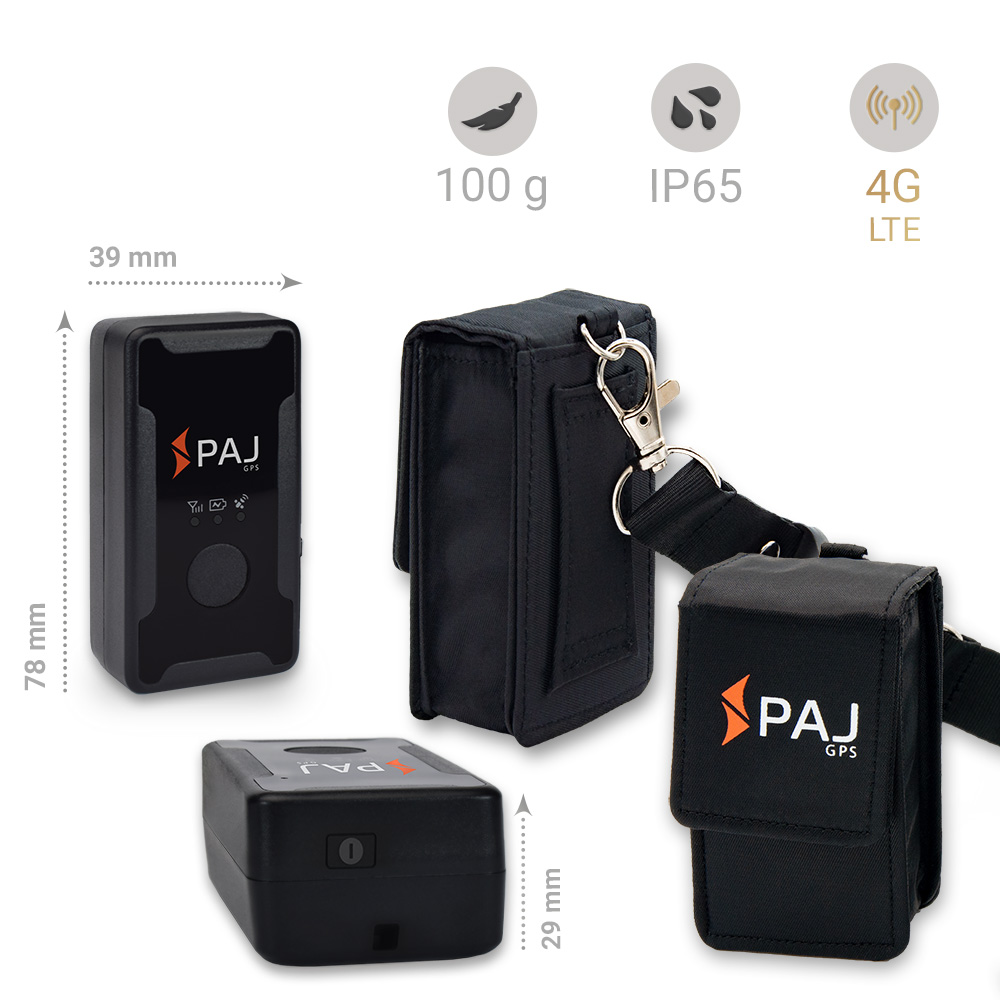 Dimensioni e informazioni EASY Finder 4G PAJ GPS Tracker