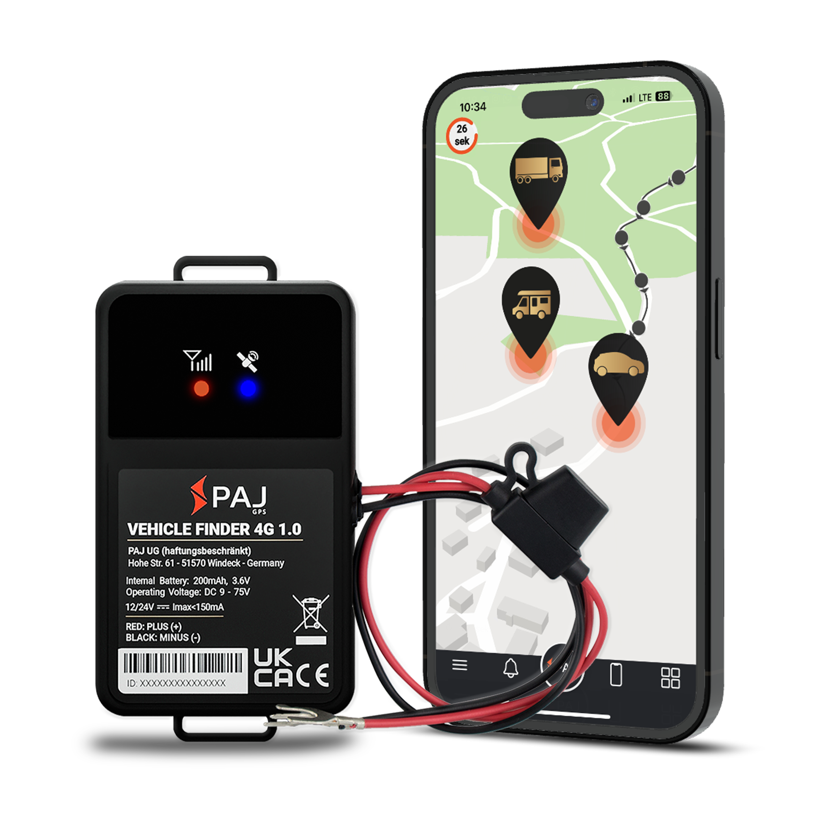 Immagine prodotto PAJ VEHICLE Finder 4G 1.0