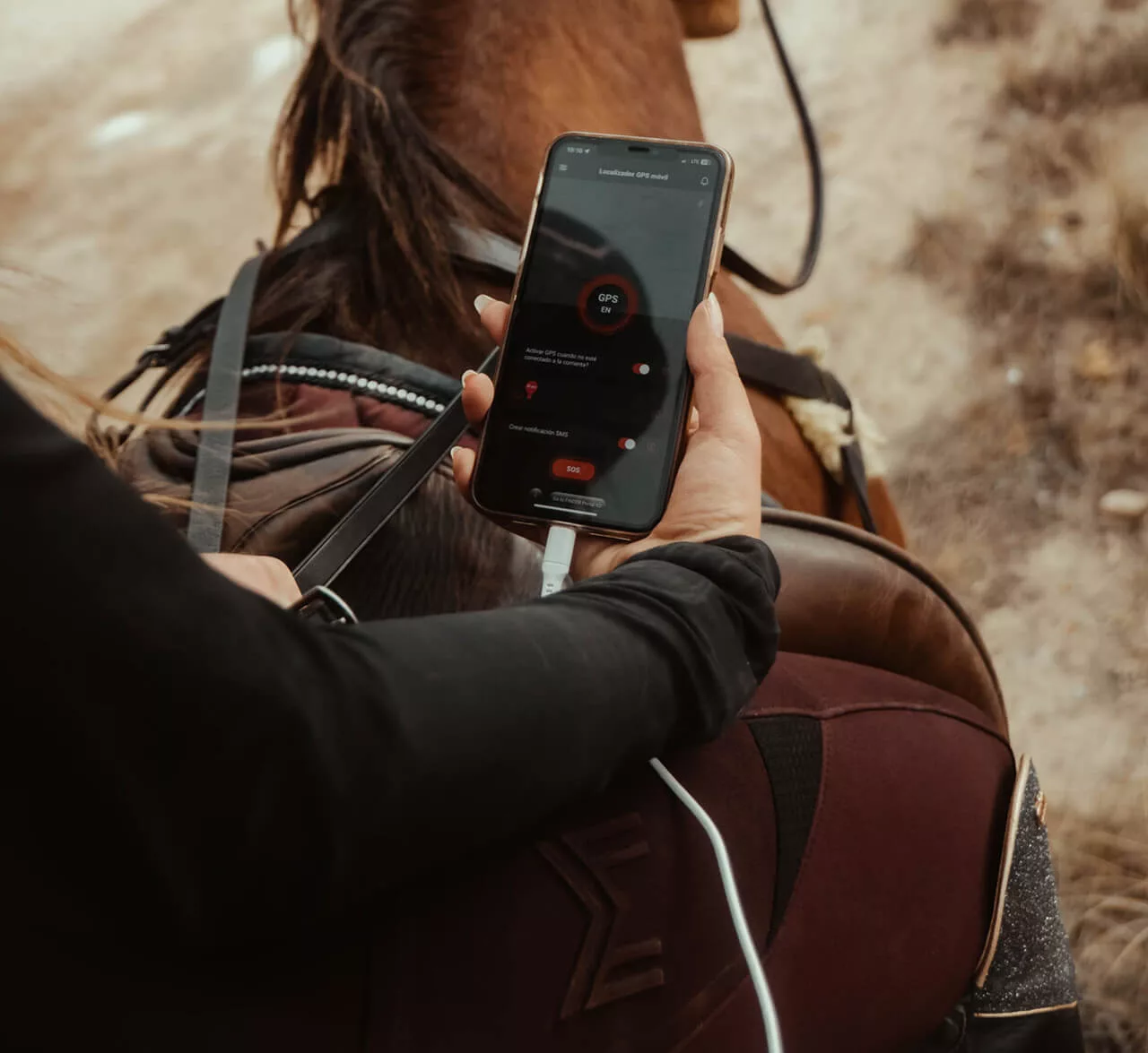 Localizzatore GPS per cavalli