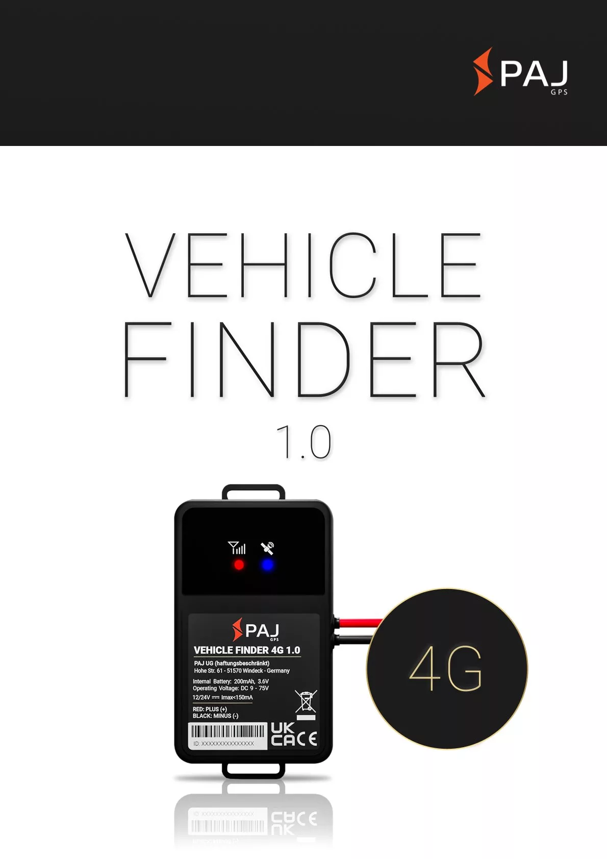Immagine di copertina per scheda tecnica VEHICLE Finder 4G 1.0