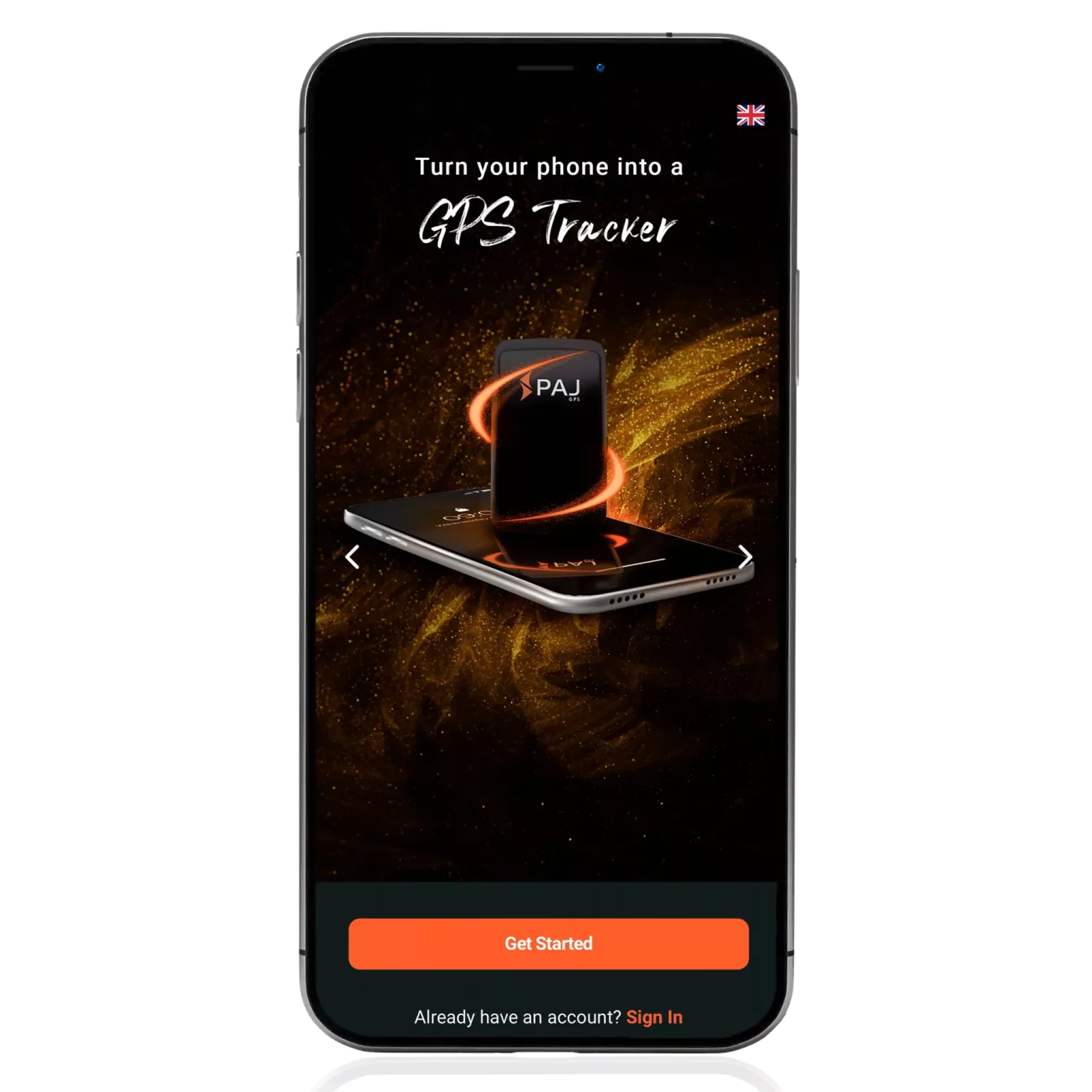 Mockup - Applicazione di tracciamento GPS (2)