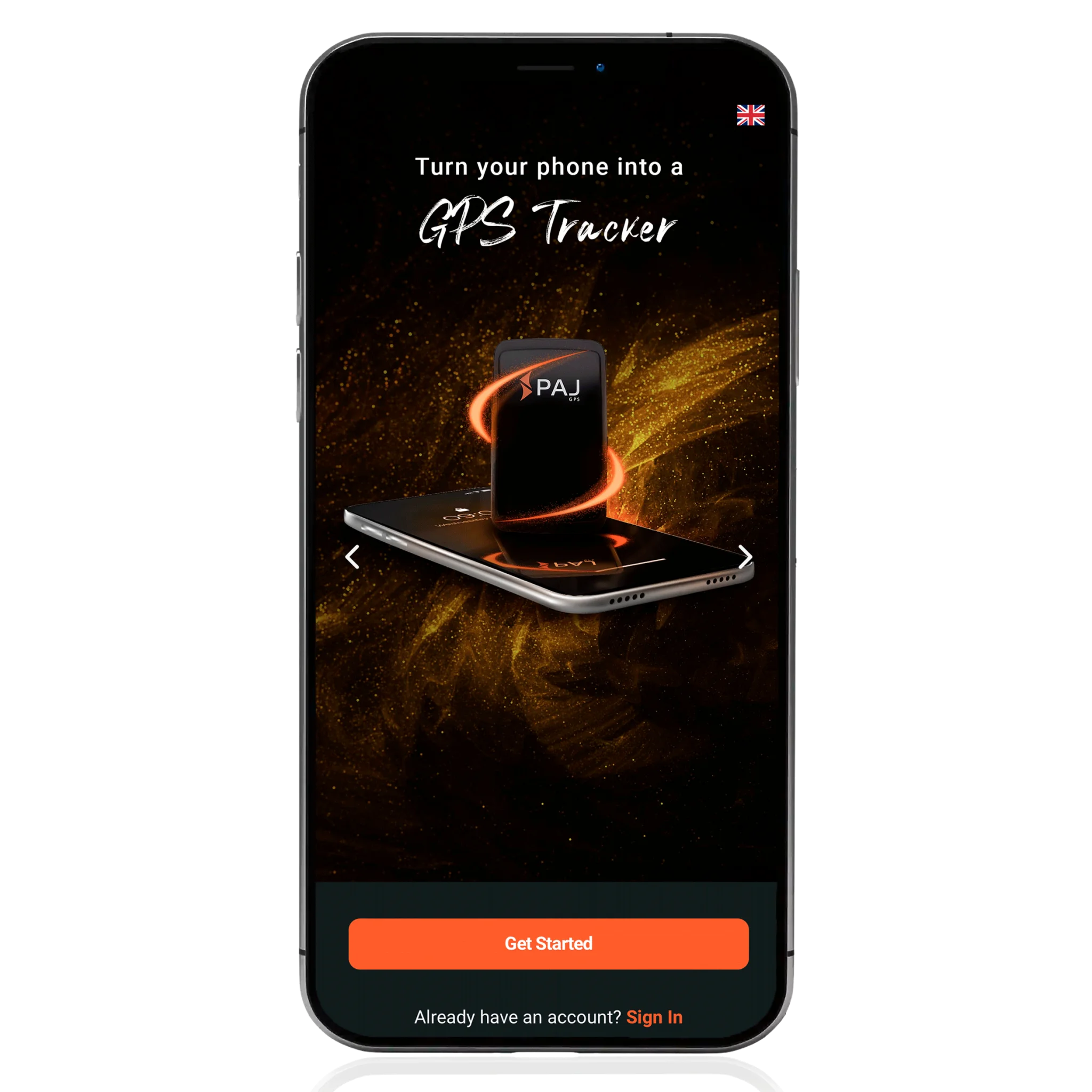 Mockup - Applicazione di tracciamento GPS (2)