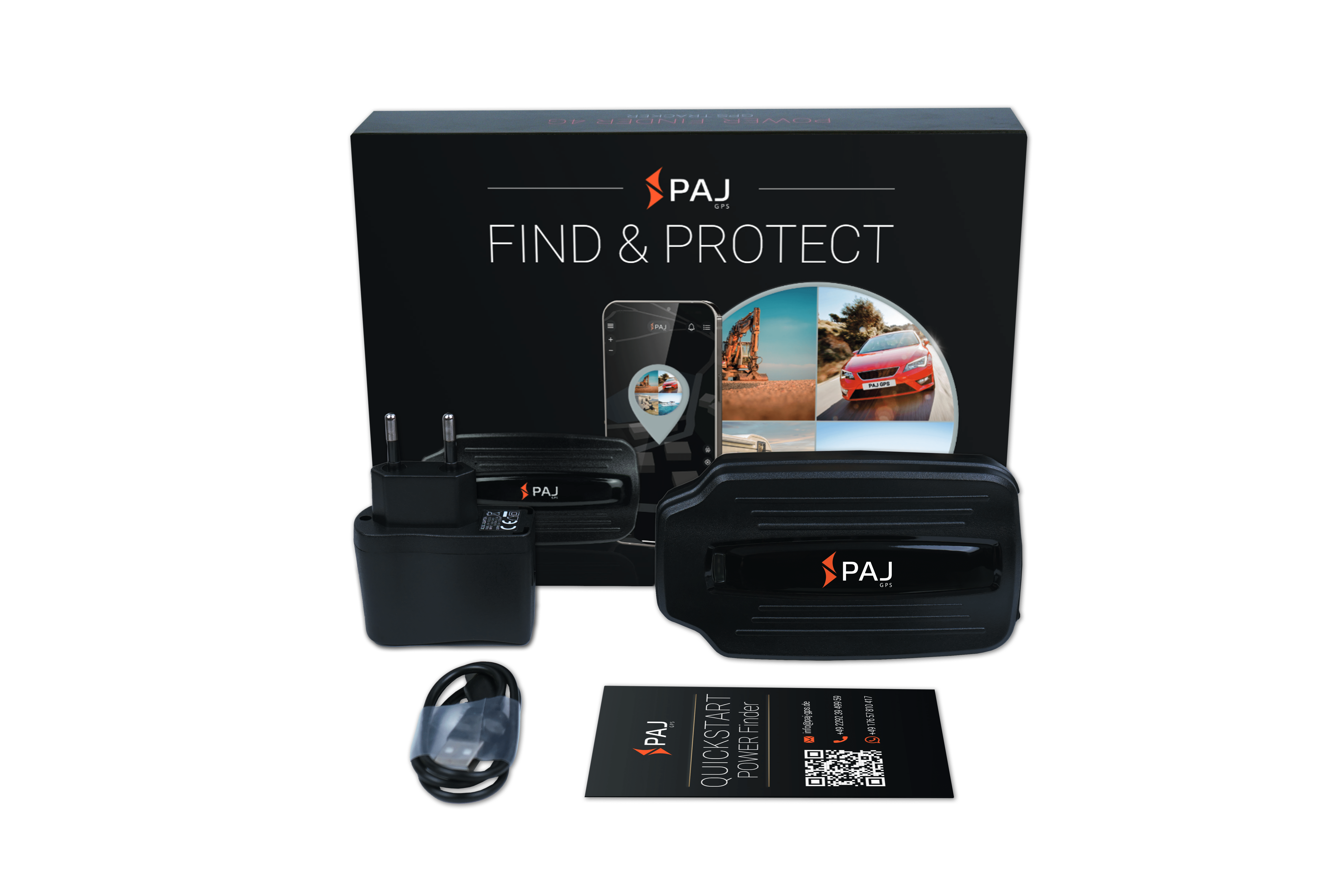Ambito di consegna POWER Finder PAJ GPS Tracker