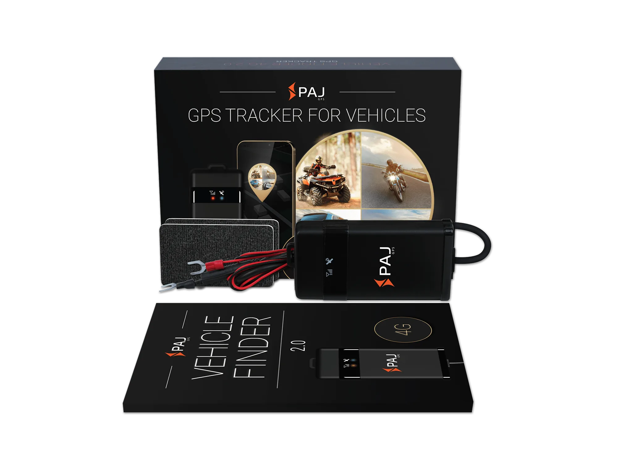 Contenuto alla consegna VEHICLE Finder 4G 2.0 PAJ GPS Tracker