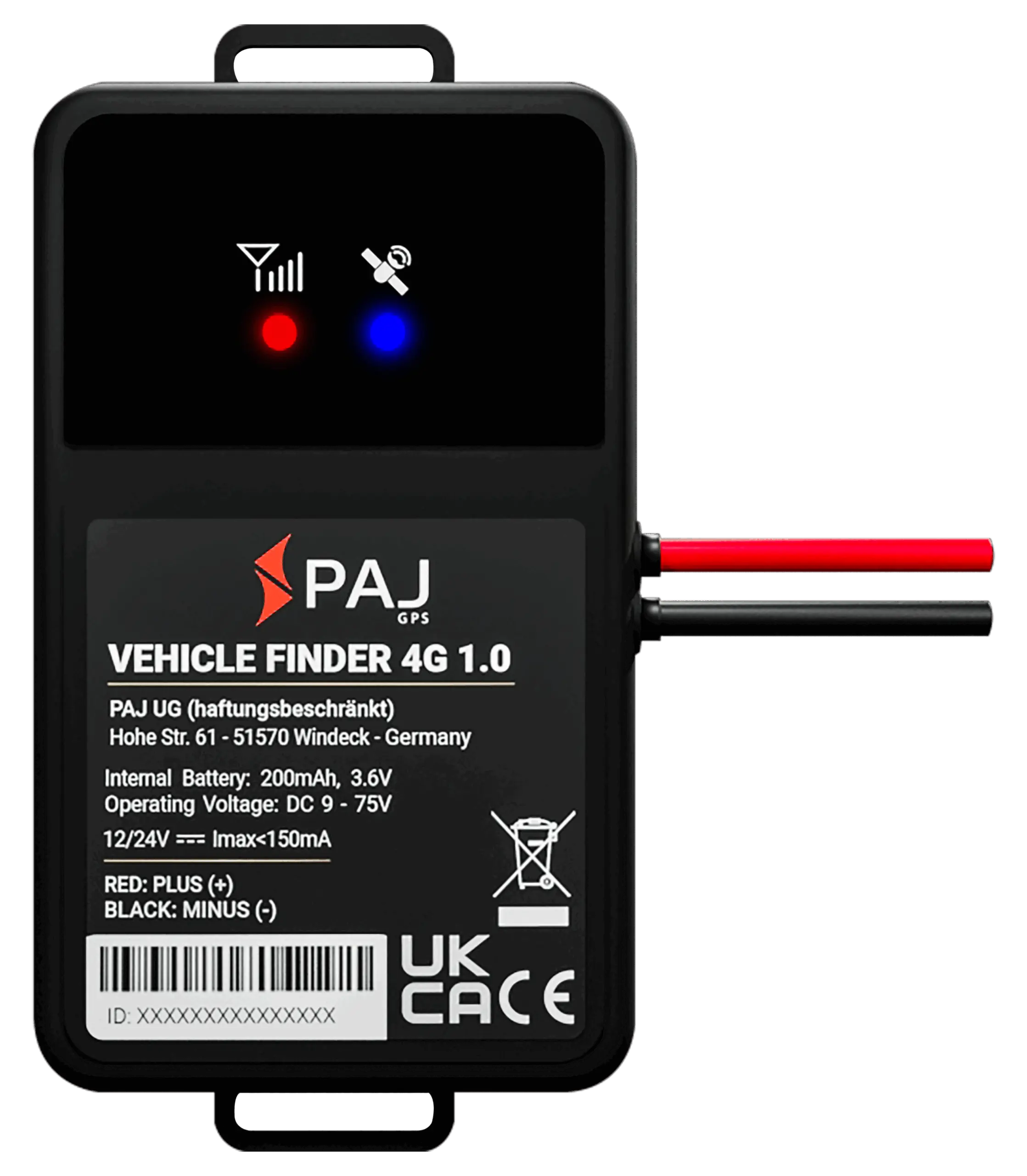 Immagine frontale de l prodotto PAJ-VEHICLE Finder 4
