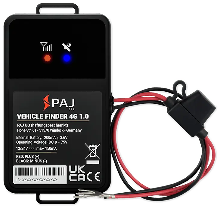 Immagine frontale del prodotto PAJ VEHICLE Finder 4G 1.0