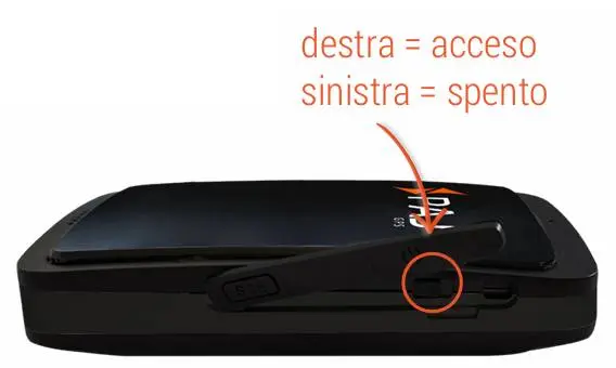 ALLROUND Finder GPS per veicoli, pulsante destra destra accensione, sinistra spegnimento