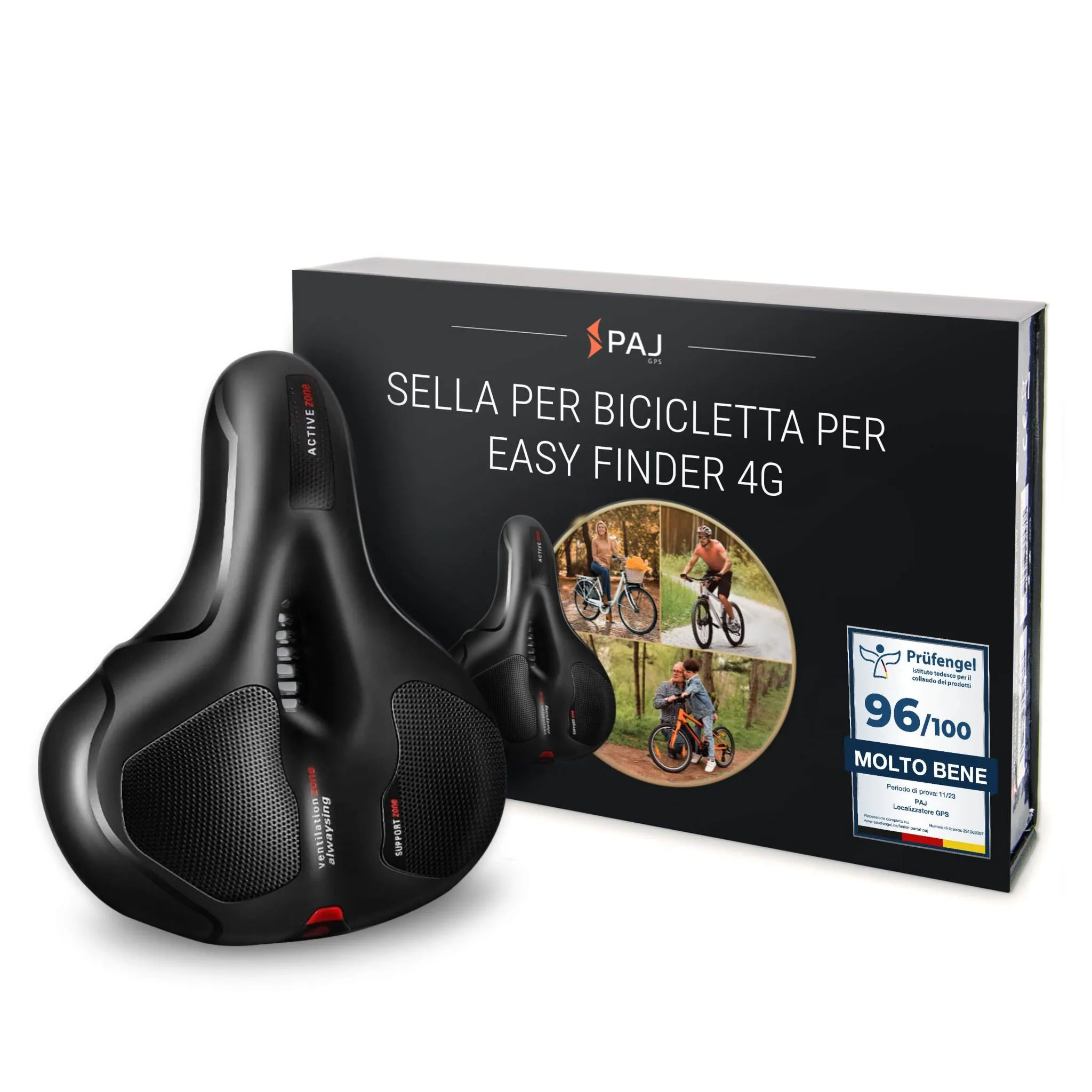 Sella per bicicletta per PAJ EASY Finder 4G senza supporto