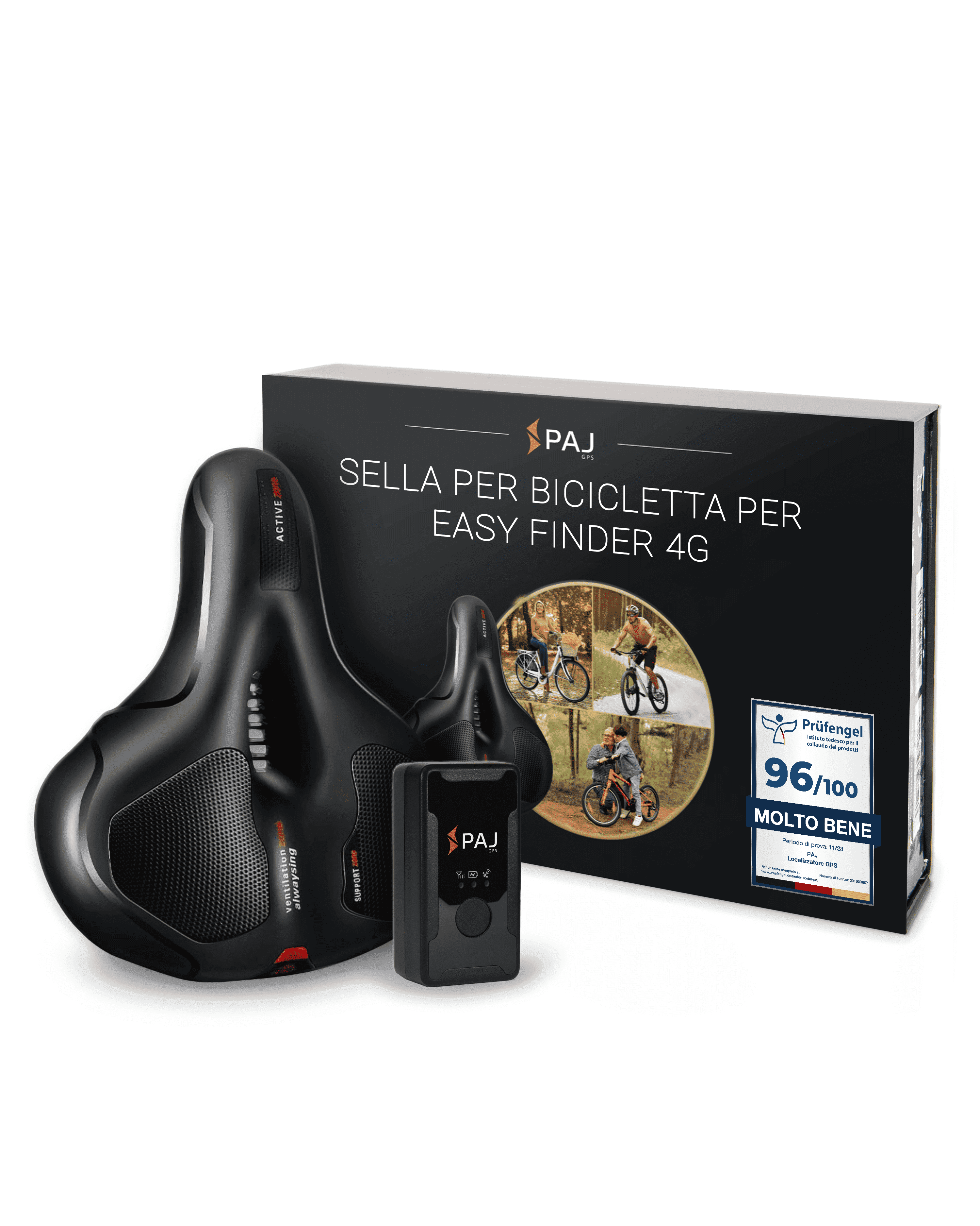 Image of "PAJ bici ed e-bike localizzatore GPS. Sella per bicicletta con dispositivo di localizzazione EASY Finder 4G. Tracciamento in tempo reale"055