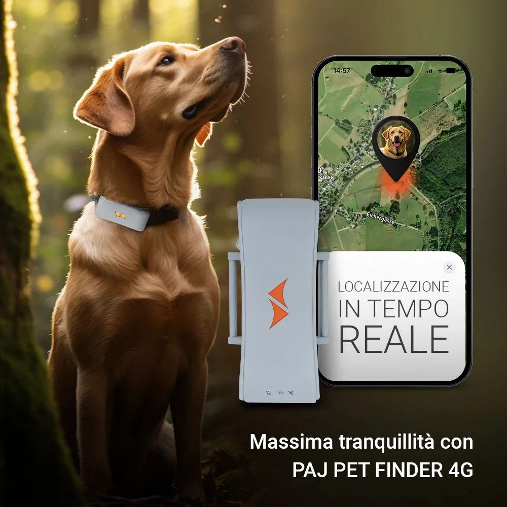 PAJ PET Finder 4G grigio PAJ GPS Tracker