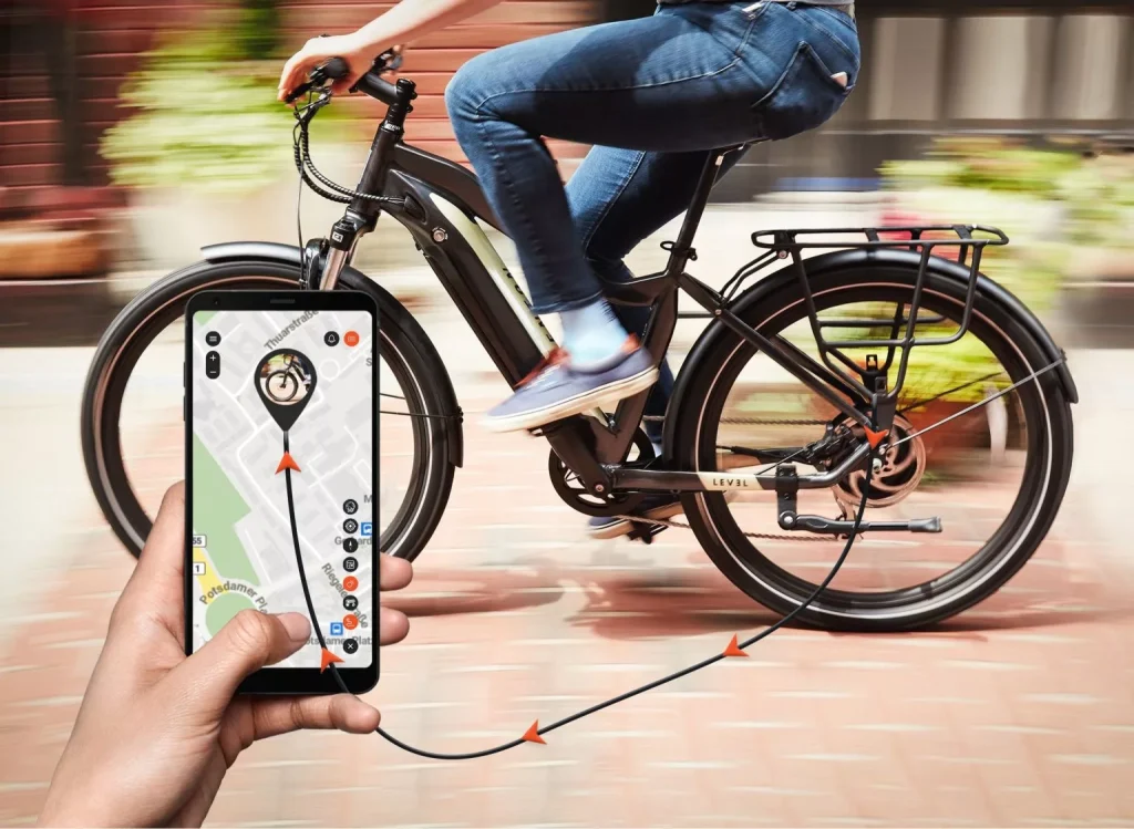 Localizzatore GPS per monitorare spostamenti bici