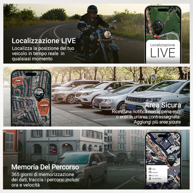 Funzioni ALLROUND Finder 4G con funzione di messaggio vocale PAJ GPS Tracker