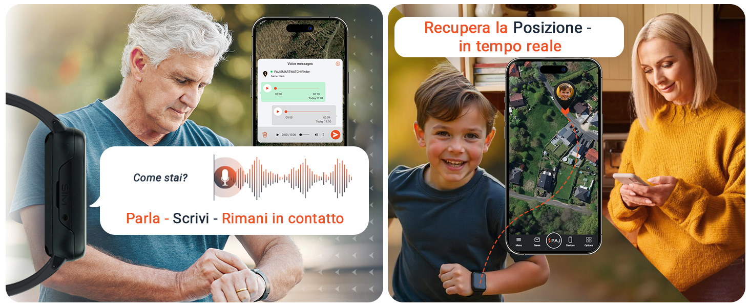 Caratteristiche PAJ SMARTWATCH Finder 4G PAJ GPS Tracker