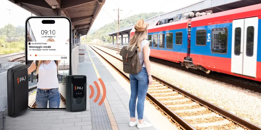 GPS PAJ con funzione messaggi vocali integrata per mandare e ricevere messaggi in maniera facile e immediata