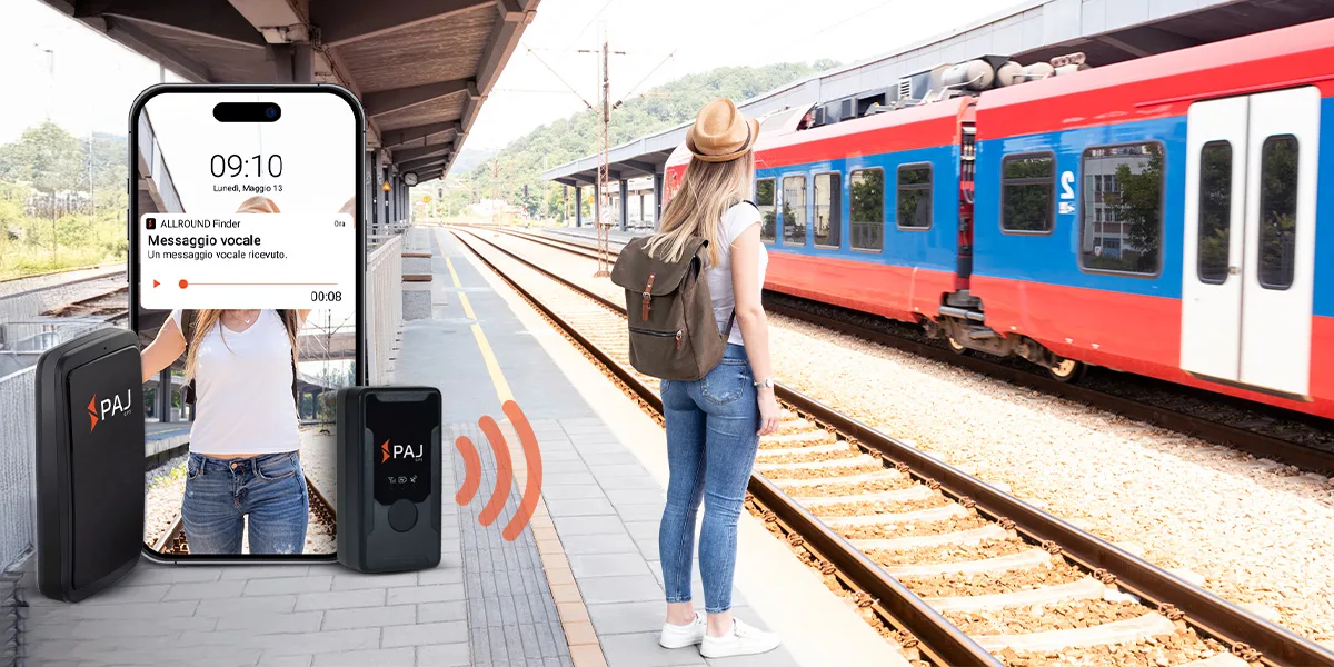 GPS PAJ con funzione messaggi vocali integrata per mandare e ricevere messaggi in maniera facile e immediata