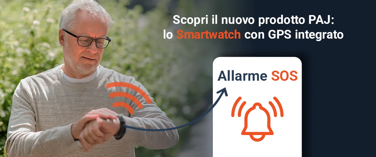 smartwatch con GPS integrato per geolocalizzazione e monitoraggio anziani e bambini