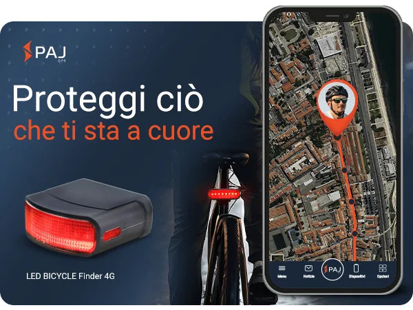 PAJ GPS LED BICYCLE Finder 4G