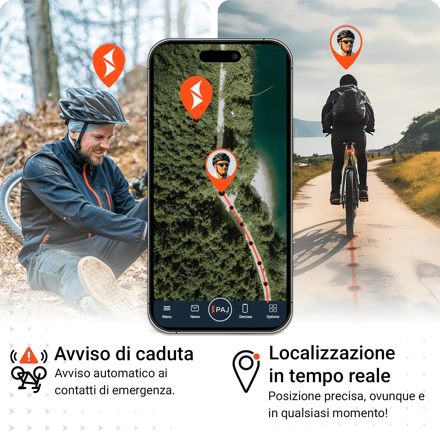 PAJ GPS LED BICYCLE Finder 4G