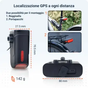 PAJ GPS LED BICYCLE Finder 4G