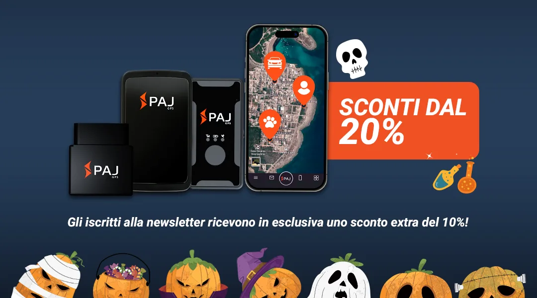 Da -20% di sconto sul localizzatore GPS PAJ
