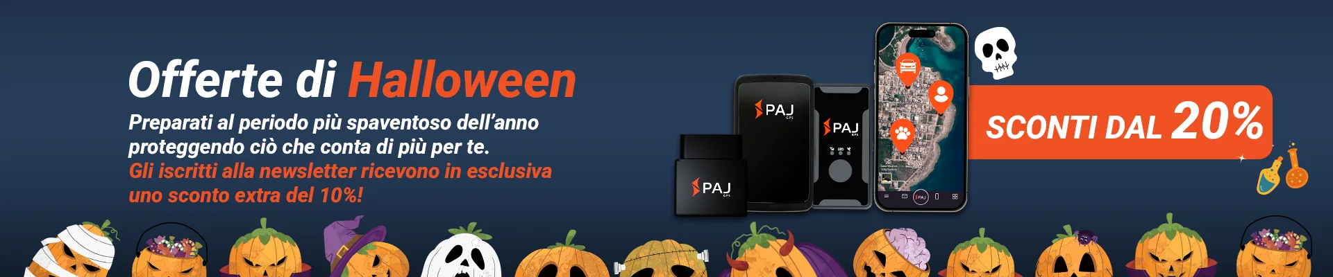 Da -20% di sconto sul localizzatore GPS PAJ