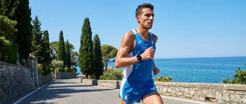 Sportivo con smartwatch PAJ