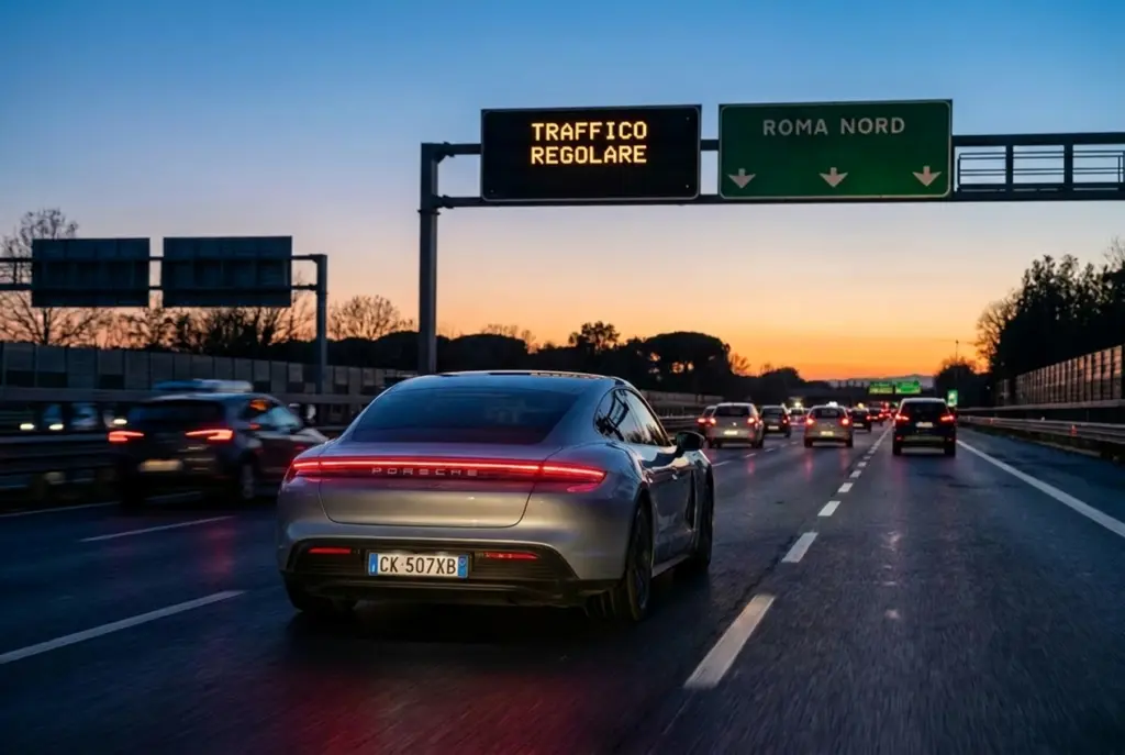 Veicolo su autostrada