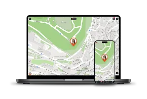 portal finder on laptop